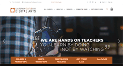 Desktop Screenshot of centerfordigitalarts.com