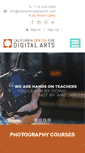 Mobile Screenshot of centerfordigitalarts.com